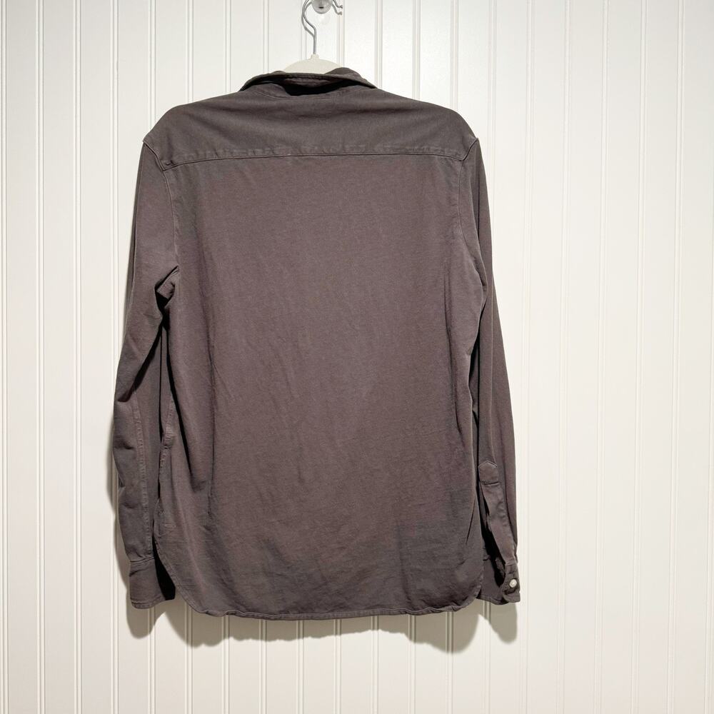 Frank Eileen Tee Lab Gray Knit Cotton Button Up Size Small - Picture 6 of 6